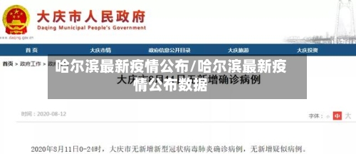 哈尔滨最新疫情公布/哈尔滨最新疫情公布数据