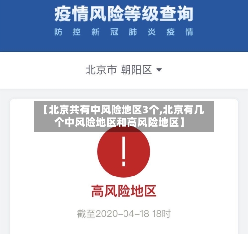 【北京共有中风险地区3个,北京有几个中风险地区和高风险地区】-第3张图片