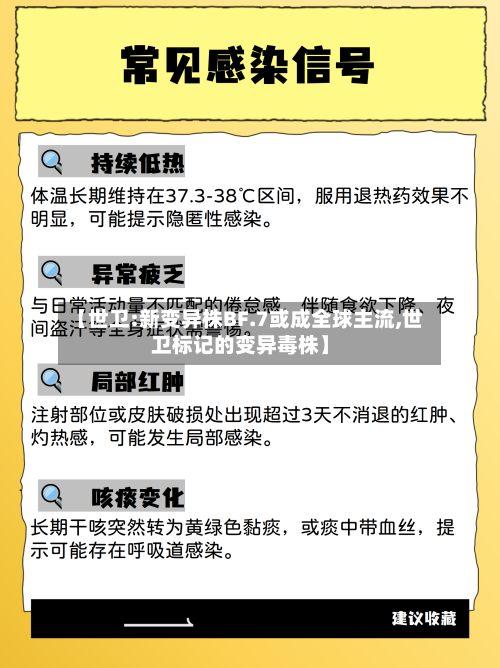 【世卫:新变异株BF.7或成全球主流,世卫标记的变异毒株】-第3张图片