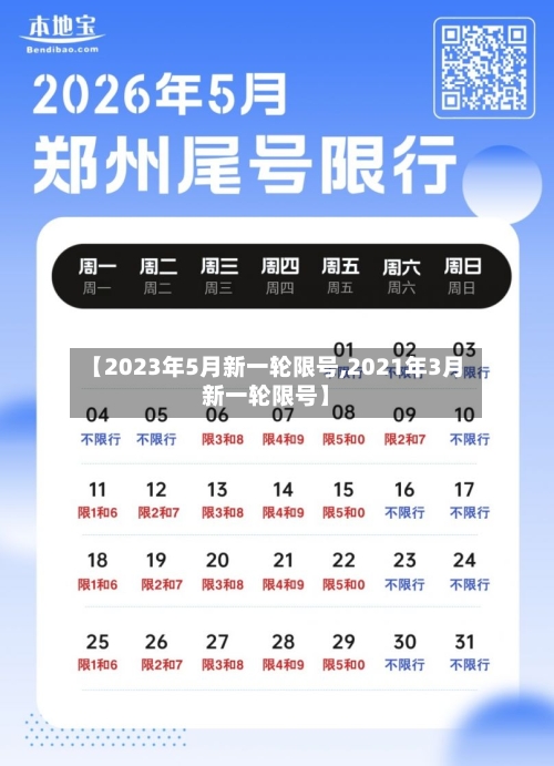 【2023年5月新一轮限号,2021年3月新一轮限号】
