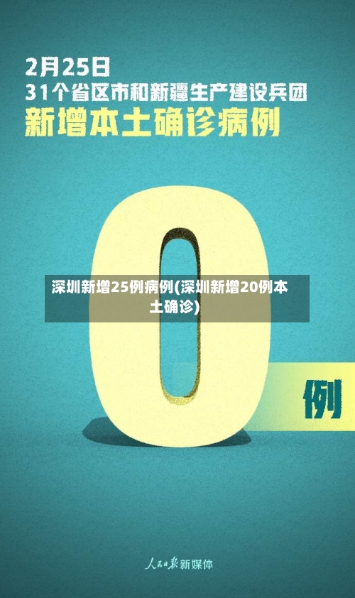 深圳新增25例病例(深圳新增20例本土确诊)-第2张图片
