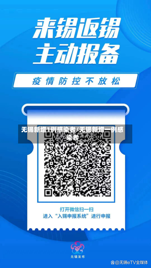 无锡新增1例感染者/无锡新增一例感染者