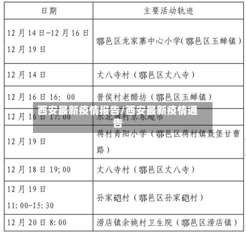 西安最新疫情报告/西安最新疫情通告-第3张图片